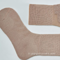 chaussettes unisexes respirantes chaussettes en bambou hommes diabétiques